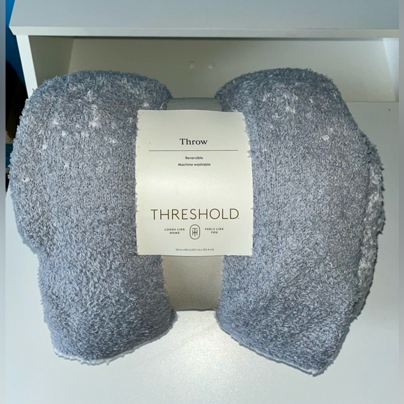 Threshold Other - Reversible Throw Blanket - Threshold